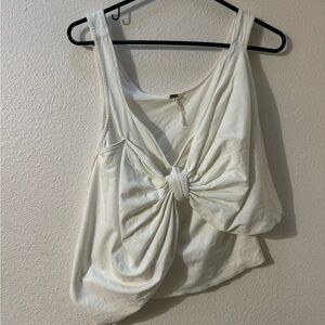 Free people big bow front top